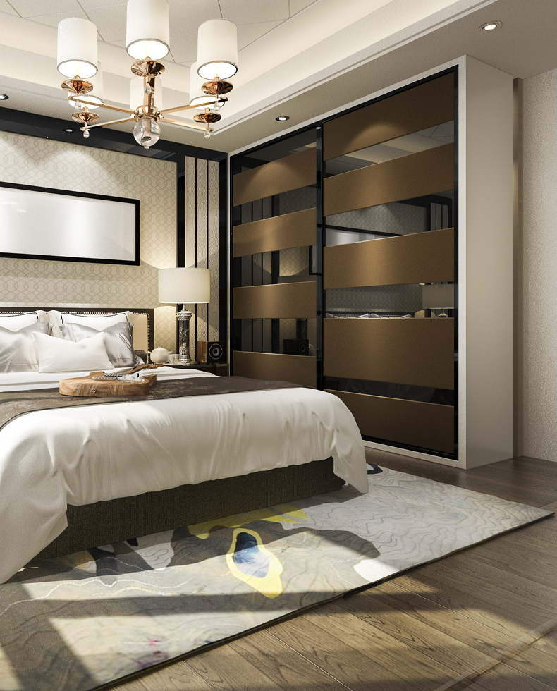 dormitorio de lujo con muebles personalizados a tu medida